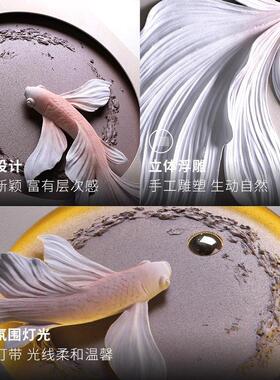 立体浮雕灯光画 画新款入门玄关装饰画 画高档走廊过道挂画 画简