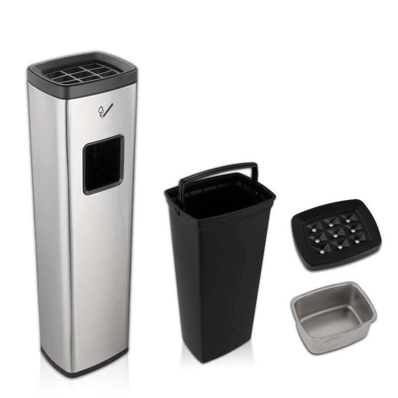 不锈钢烟蒂柱立式户外落地式烟灰缸桶商场公共吸烟区灭烟桶烟灰盅,淘宝优惠券,粉丝福利购,淘宝优惠卷