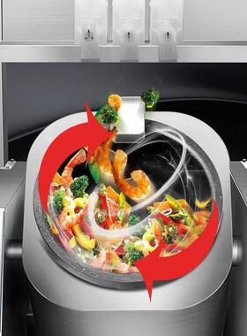 赛米控商用全自动炒菜机 酒店食堂专用 电磁款5000W精准投料控温