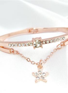 五角星少女心ins韩版时尚手镯