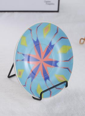 家居照片相框支架工厂金属铁艺支架照片简约创意展示架装饰架