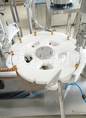 全自动口服液西林瓶直管瓶灌装机液体定量灌装机盖塞一体灌装机