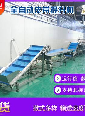 加工定制水果提升机 果蔬加工厂水果输送机 蔬菜流水线输送设备