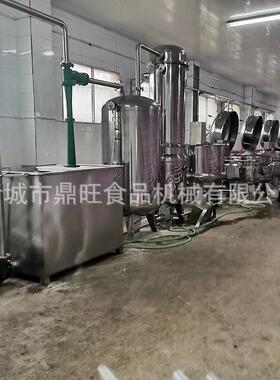 真空果脯蜜饯浸糖设备蒸汽加热果脯蜜饯浸糖锅五彩豆糖纳豆流水线