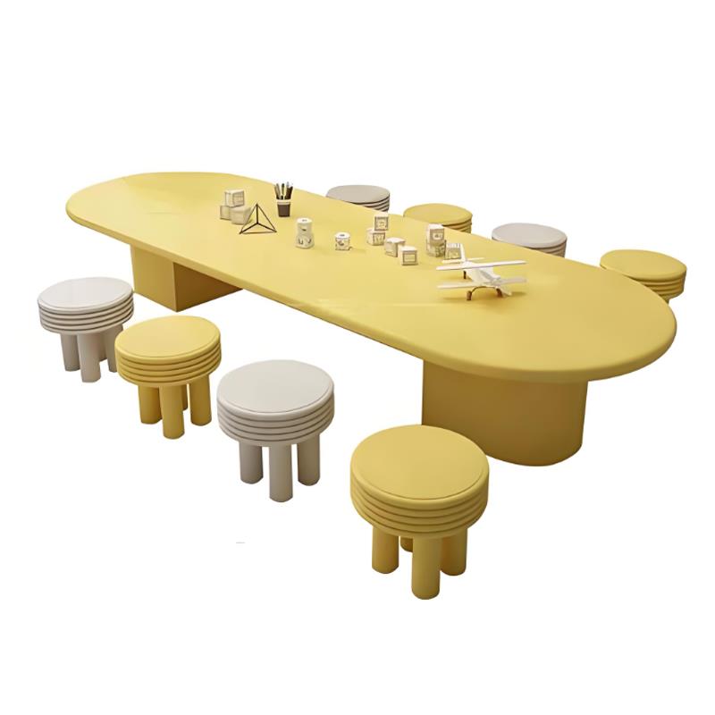 Sales department children's table and chair combination overhead floor reading area children's learning writing table kindergarten baby handmade table