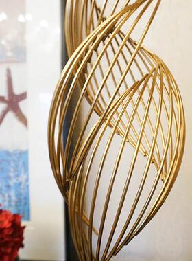 创意电视柜摆件现代客厅玄关酒柜金属工艺术品家居装饰品轻奢摆设