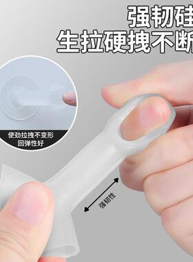 玻璃门卫生间门吸防撞门挡免打孔软硅新款浴室厕所门把手防撞神器