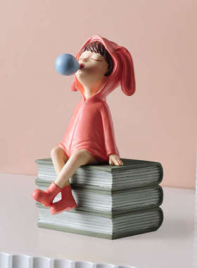 客厅书房书架书柜书桌创意儿童房摆件现代家居装饰品摆设女孩礼物