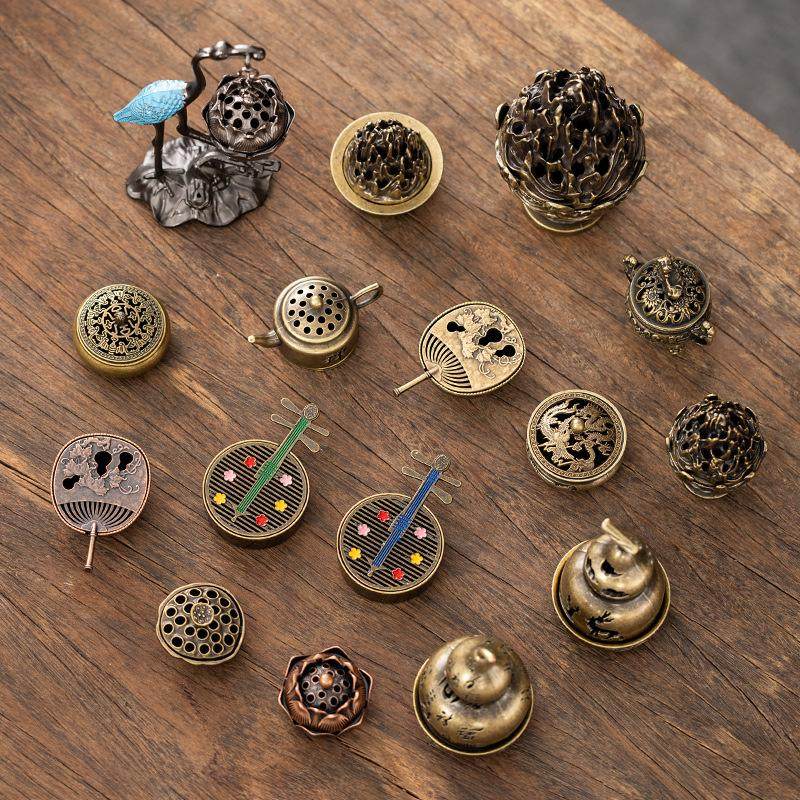 高级感香炉新款迷你中式香薰炉摆件佛具家用底座茶炉仿古冥想炉香,淘宝优惠券,粉丝福利购,淘宝优惠卷