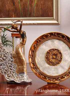 KD005S+K视欧式唯美件舞女摆高档客厅书房简约电柜玄关家居摆装饰