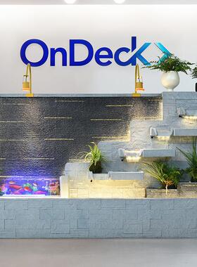 招财流水喷泉水幕墙庭院内水景观室外装饰鱼缸池入户客厅屏风摆件