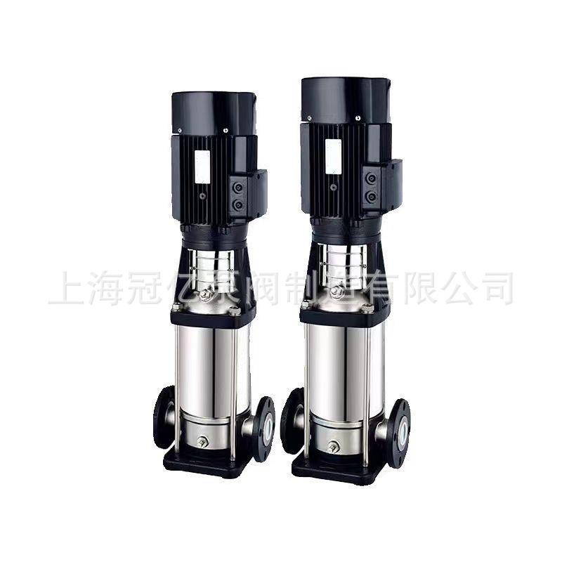 上海冠亿65CDLF32不锈钢304立式多级泵高层供水高扬程管道增压泵 - 图3