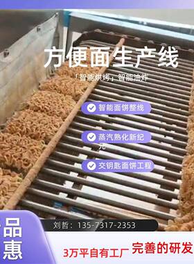 整线交付投资小经济型方便面生产线设备日产能5万包泡面机器