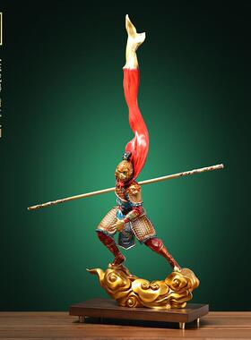 悟战无不胜孙空铜猴子全铜摆件创家厅居客装意t1772317饰工艺品齐