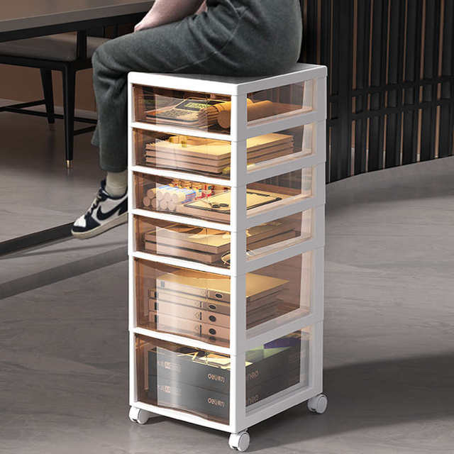 File storage cabinet under the desk drawer table storage rack storage box desk mobile desktop storage rack