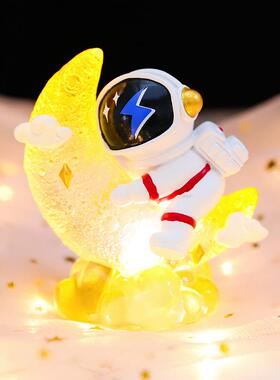 星际漫步宇航员盲盒新款太空超人飞行员新款创意树脂公仔