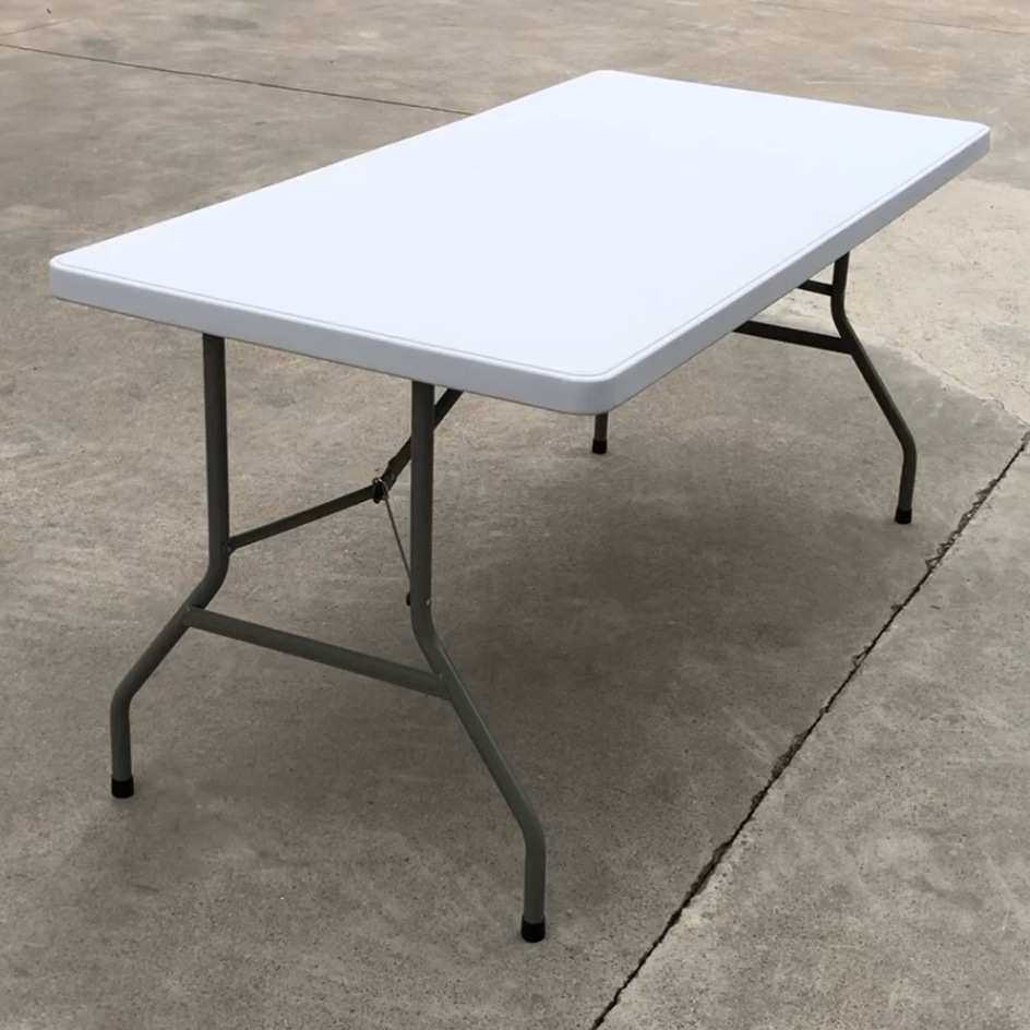现代简约 HDPE塑料 1米5腿部折叠长桌 户外 室内 烧烤 摆摊 会议,淘宝优惠券,粉丝福利购,淘宝优惠卷
