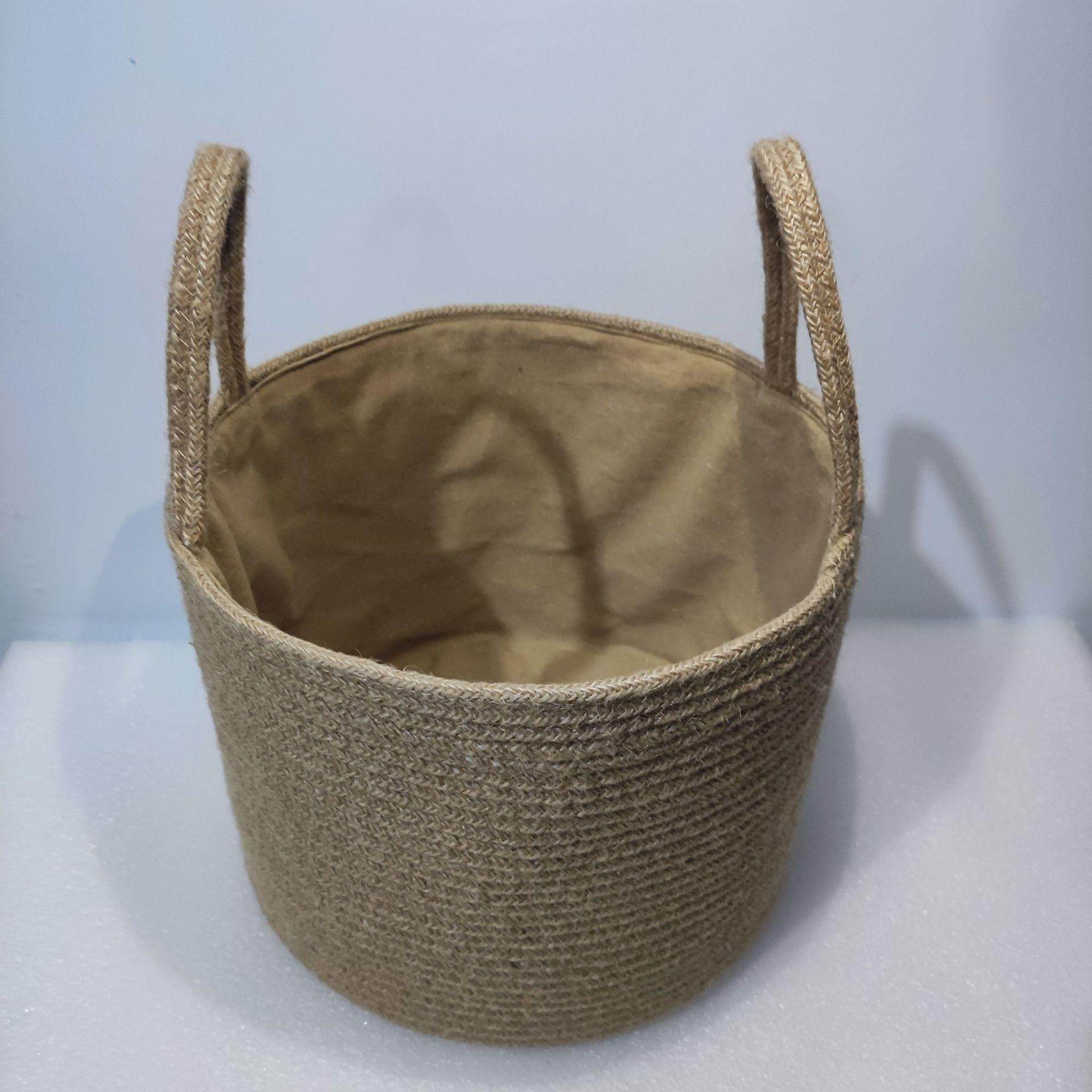 麻绳手工编织脏衣篮抱枕玩偶衣物收纳筐酒店脏衣篓大号洗衣篮折叠,淘宝优惠券,粉丝福利购,淘宝优惠卷