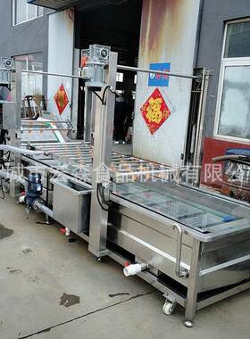 商用提升式解冻洗肉机鸡鸭鹅猪蹄解冻清洗机毛肚肉类清洗设备