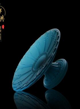 古法琉璃吉祥花供果盘供佛水果盘高脚供盘贡品盘家用佛具用品