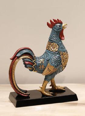 大吉大利公鸡家居酒柜摆件开 业礼品乔迁新居礼物客厅送朋友装饰