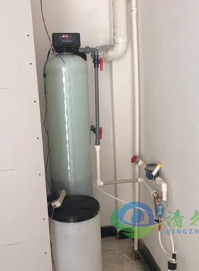 2吨全自动软水器除钙镁降低水硬度锅炉换热供热用水除水垢装置