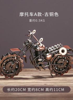 厂家欧式轻奢电镀银色飞机模型摆件创意个性酒柜玄关家居摆设