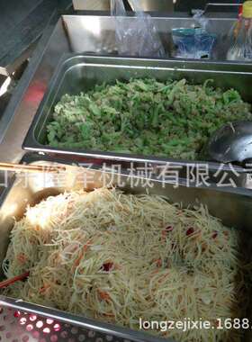 学校餐厅大型炒菜机 厨房流水线大型炒菜设备 隆泽炒菜机厂家