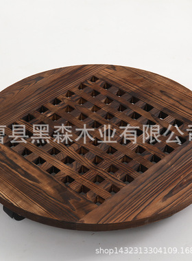 可移动厚实花托万向花架装饰摆件