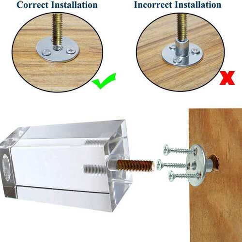 现代橱柜水晶五金家具桌腿沙发腿风格亚克力脚脚家具透明 - 图2