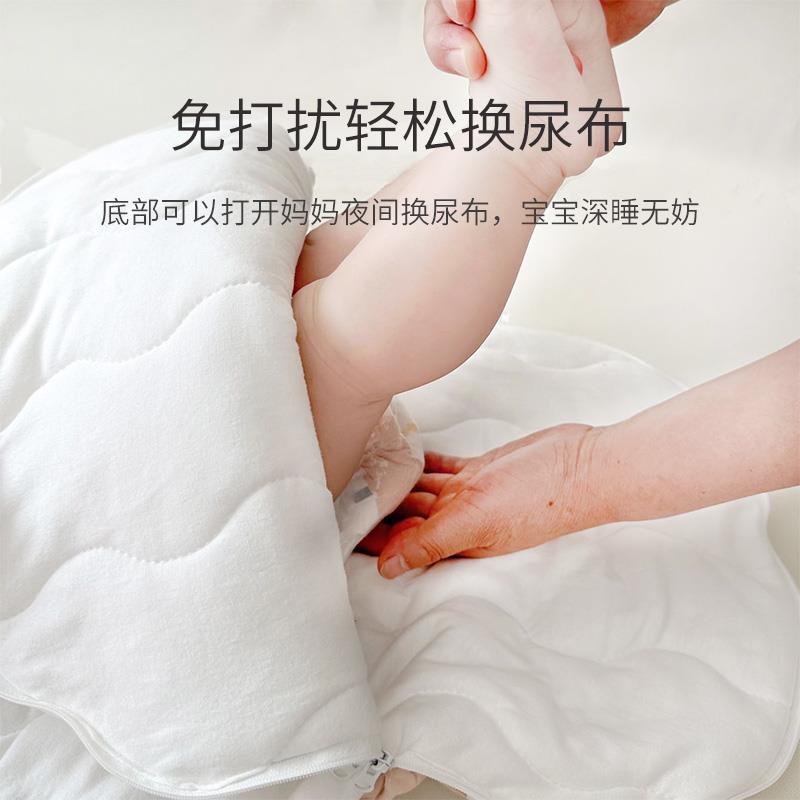 英国Next新生婴儿抱被秋冬季加厚防惊跳睡袋初生宝宝纯棉外出包被 - 图1