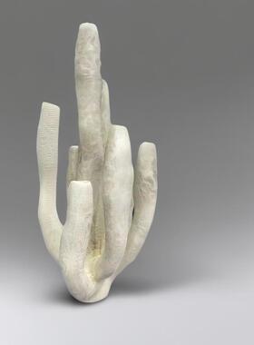 创意珊瑚海藻异型摆件样板间组合客厅玄关绿色简约果盘艺术装饰品