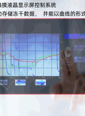 -60℃水果片冻干机食品中草药冻干设备实验室台式真空冷冻干燥机