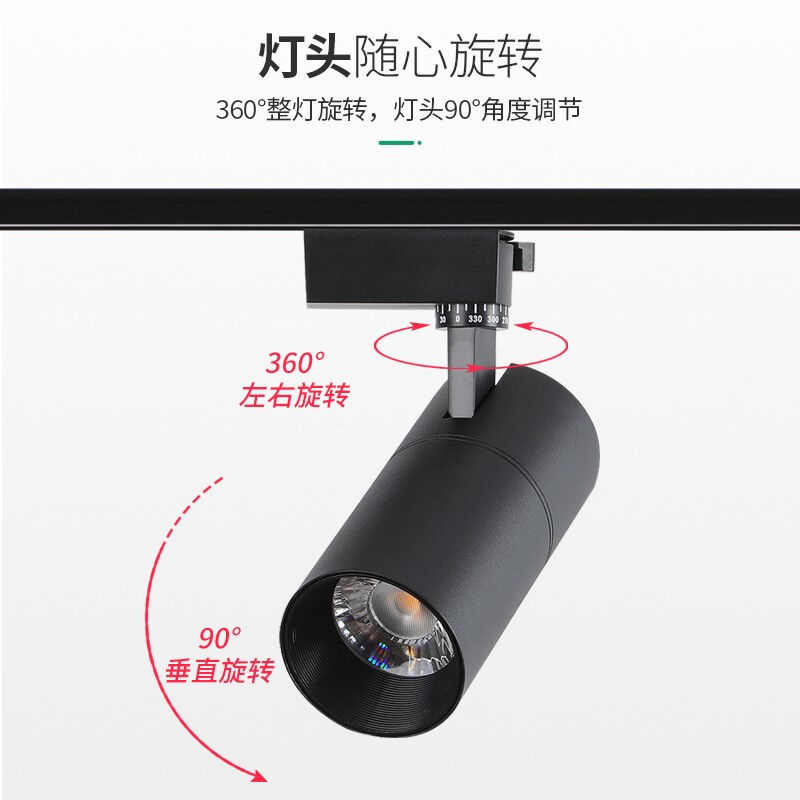 led生鲜轨道灯超市专用射灯店铺商用水果店灯猪肉卤肉熟食照肉灯3 - 图3