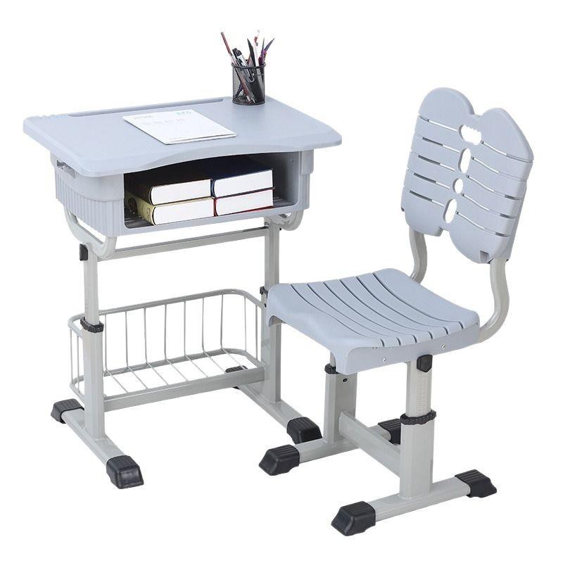 Thickened ABS plastic children's study desks and chairs for primary and secondary school students can lift desks and chairs for tutoring classes