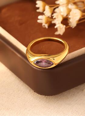 Cold Wind Ring Jewelry Women's Stainless Steel