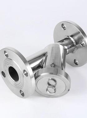 304不锈钢法兰y型过滤器y型精密过滤器卫生级型y过滤器固液分离