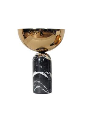 现代简约轻奢黑金双拼PZ1082果盘花盆品样板桌房餐色茶几软装饰茶