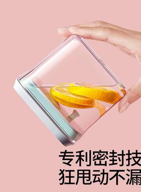装瓜子的密封罐花生坚果零食的收纳盒容器放储存罐玻璃瓶食品罐子