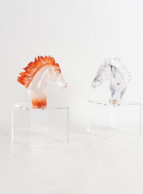新中MC-TY-71式明马头件样板摆房客厅玄术关艺品酒店别墅透高端软
