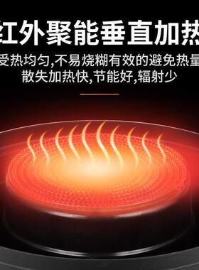 日式下排烟圆形纯铜发热管下排烟+电烤炉商用不锈钢蚊香电炉嵌入