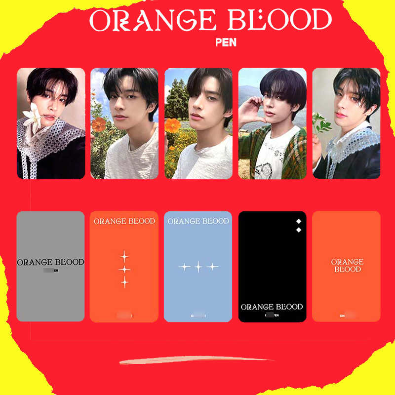 enhypen周边新专单人特典小卡Mini5 Orang梁祯元李羲承朴成训同款 - 图2