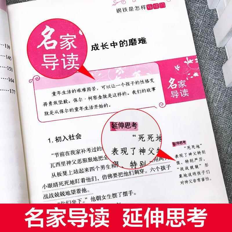 【东方文澜】钢铁是怎样炼成的正版原著初中生全本无删减中文版原文经典文学