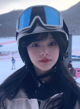双层滑雪镜护目防风眼镜冬季户外防护登山雪地太阳眼镜男女同款骑