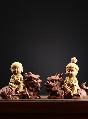 新中式如来佛像灯圈摆件陶瓷释迦摩尼客厅办公室创意玄关禅意装饰