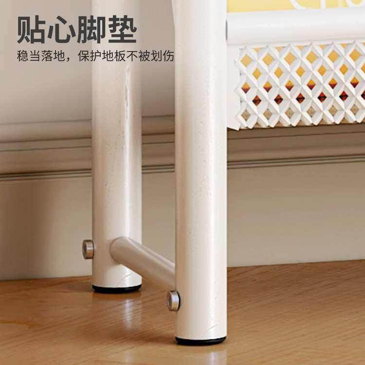 书桌旁多层置物架落地中古风多层架子收纳墙上金属薄柜超薄墙边柜,淘宝优惠券,粉丝福利购,淘宝优惠卷