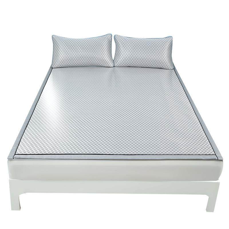 夏季冰丝凉席三件套夏天家用折叠软席空调席学生宿舍单人席子,淘宝优惠券,粉丝福利购,淘宝优惠卷