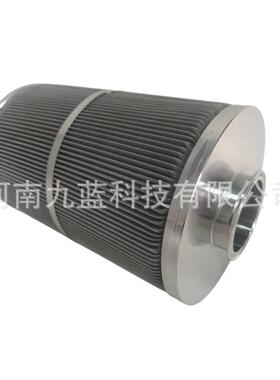 不锈钢折叠烧结网滤筒快开卡盘接口褶皱滤芯工业精度过滤器