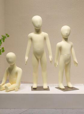 儿童全身模特道具软体婴幼儿母婴童装店青少年假人橱窗陈列