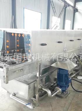 厂家定制周转筐清洗机双排托盘清洗设备塑料筐清洗机现货供应